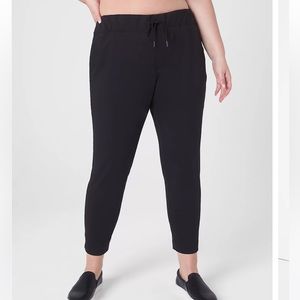 LIVI Ankle Length Knit Trouser lane Bryant active gym plus size Womens  pants nwt